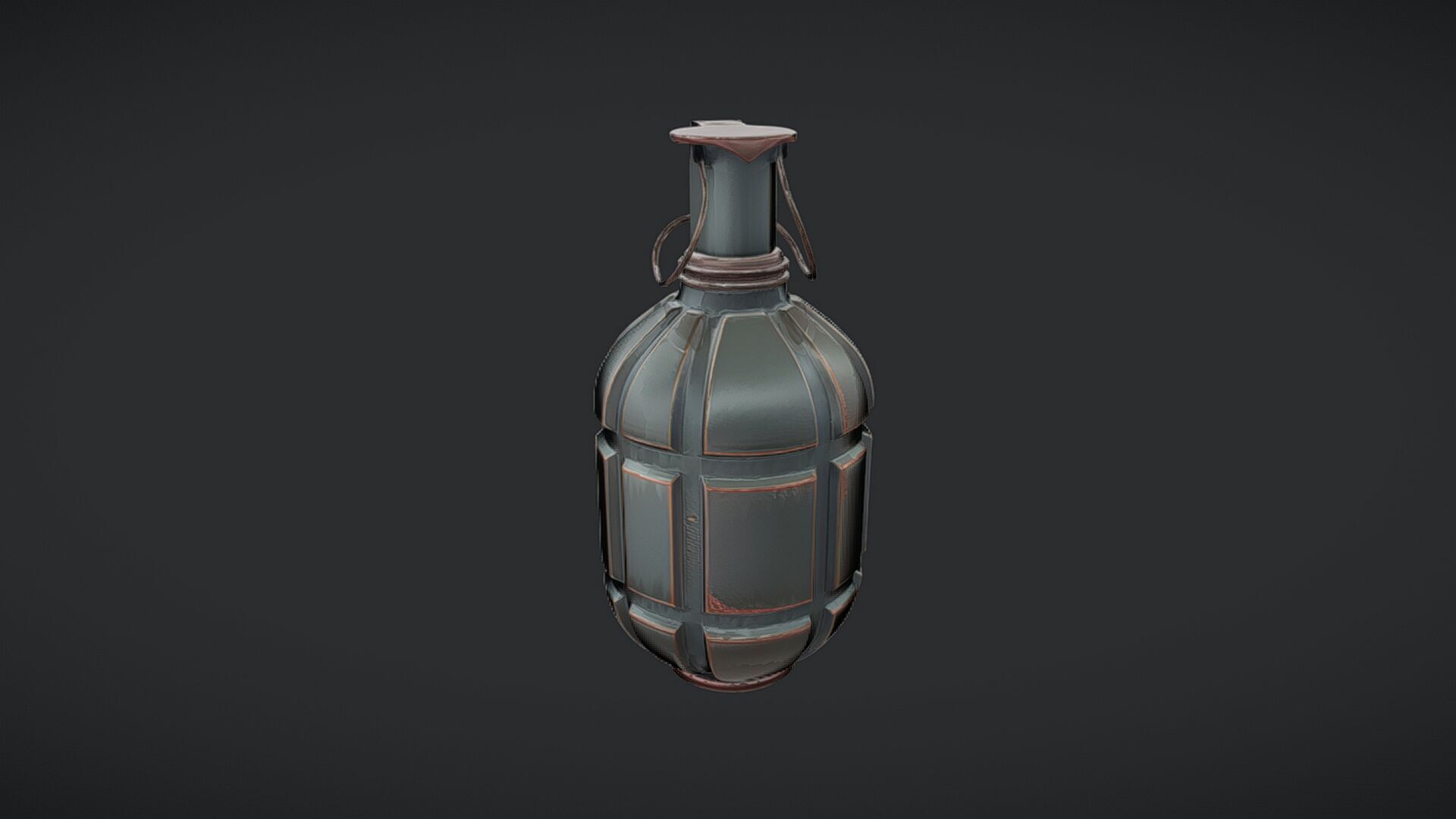 Military hand grenade 3D model_19