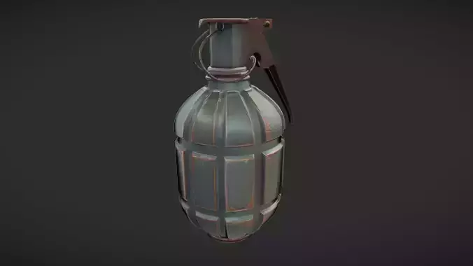 Military hand grenade 3D model