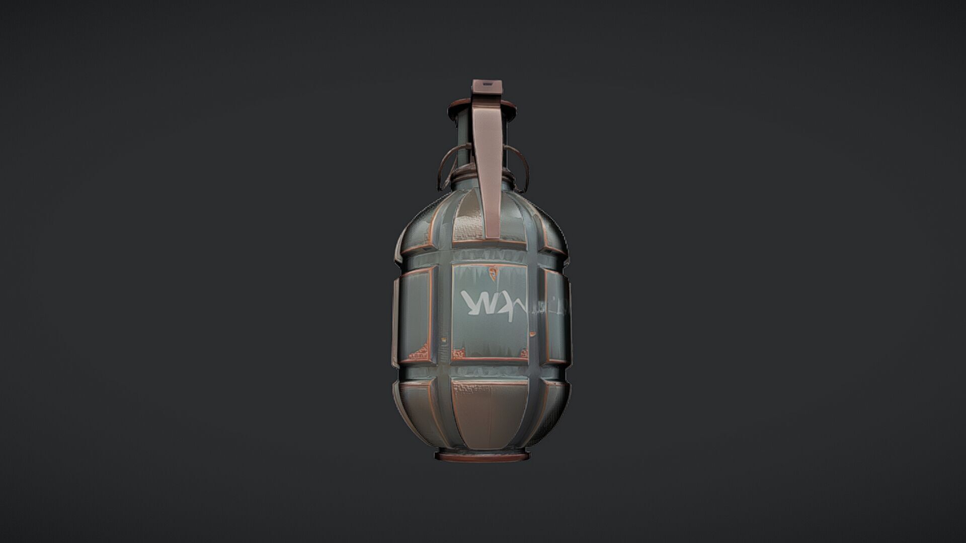 Military hand grenade 3D model_21
