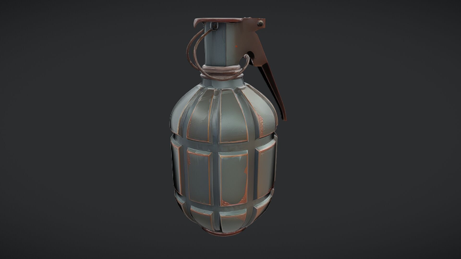 Military hand grenade 3D model_16