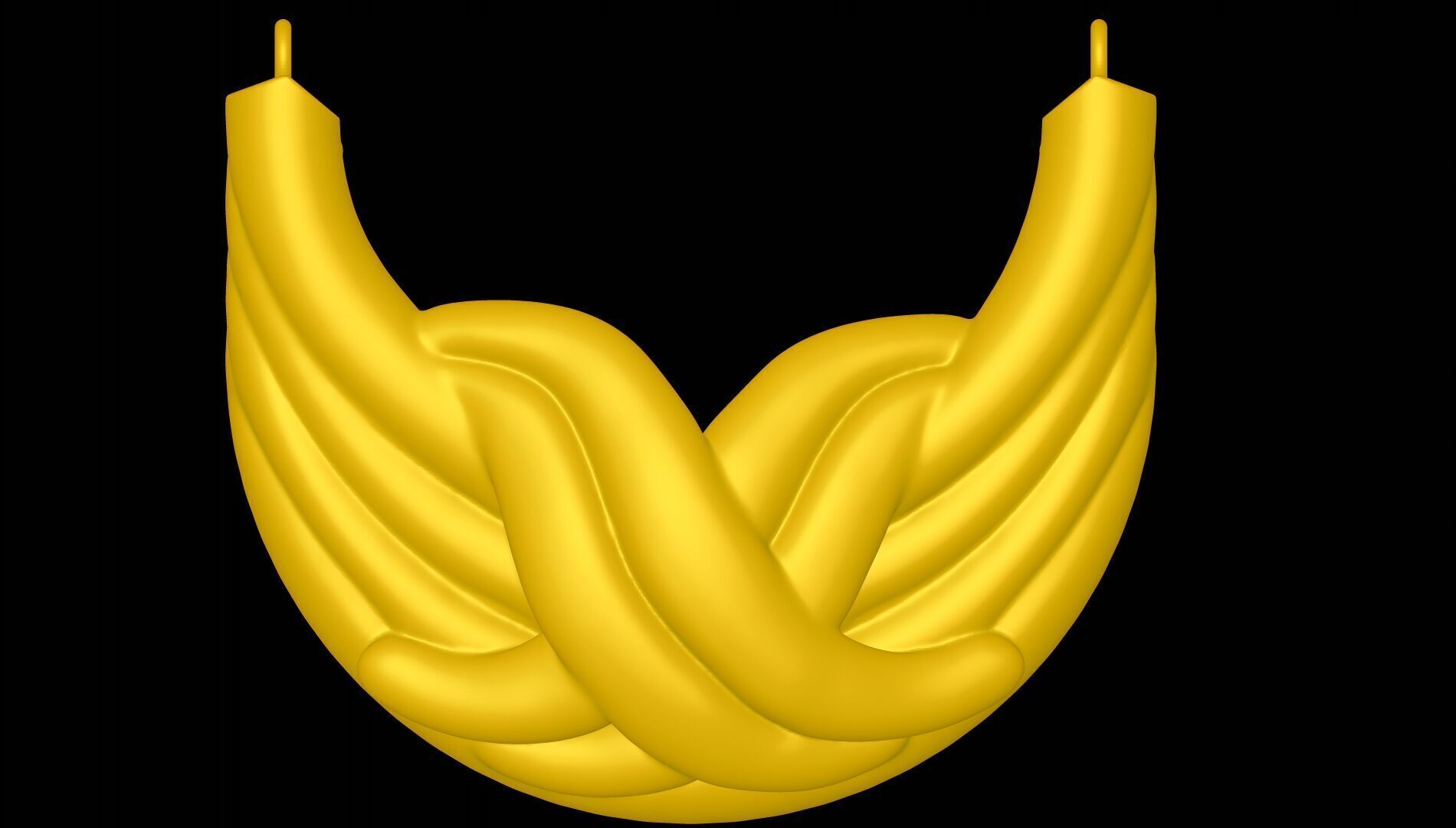 X  pendant 3d model 3D print model_11