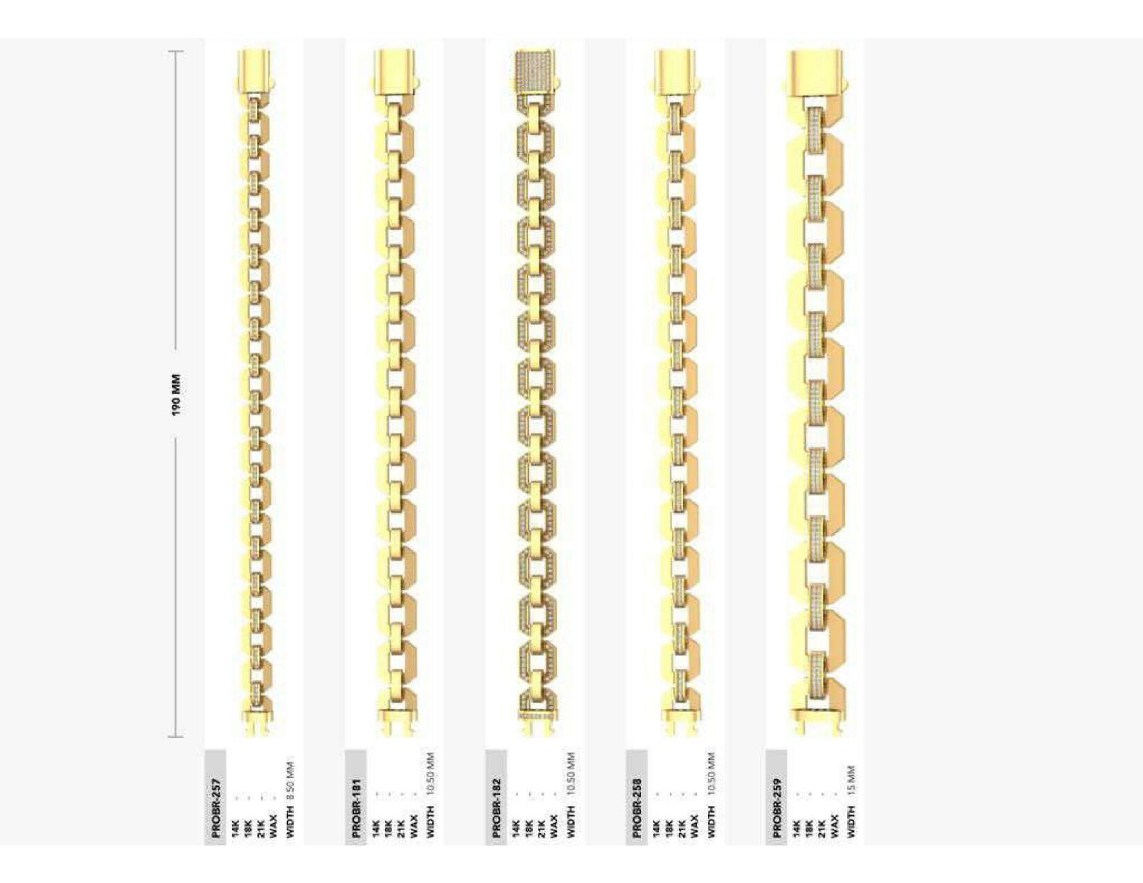 Mix 180 Chain Lot 3DM Files Collection 3D print model_25