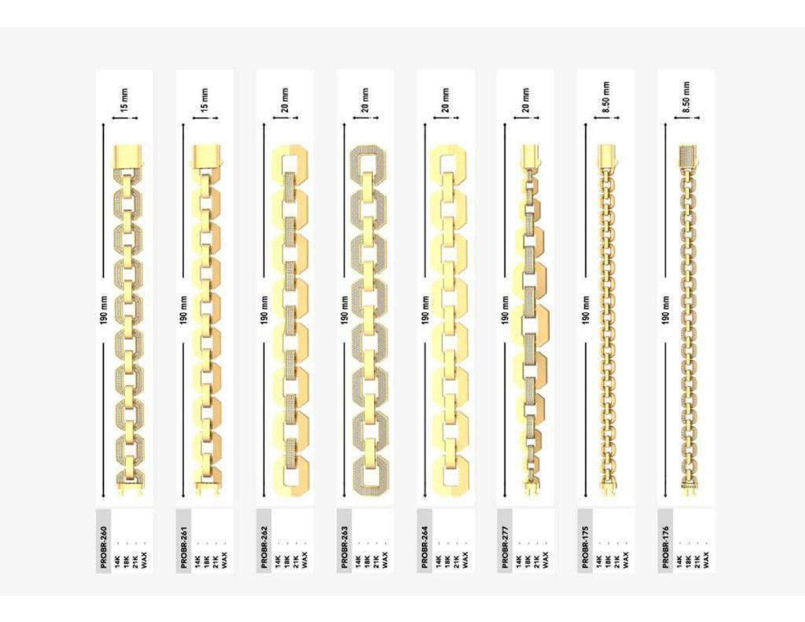 Mix 180 Chain Lot 3DM Files Collection 3D print model_4