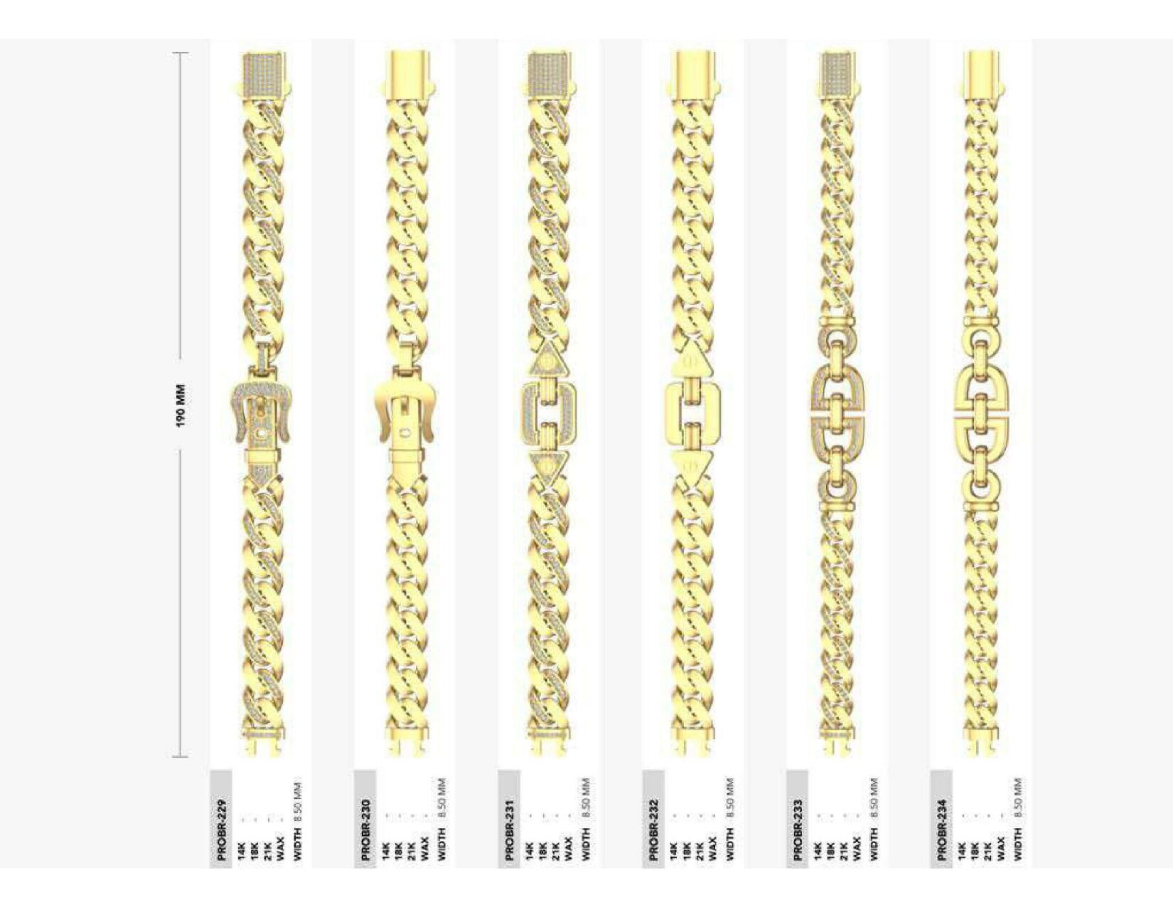 Mix 180 Chain Lot 3DM Files Collection 3D print model_3