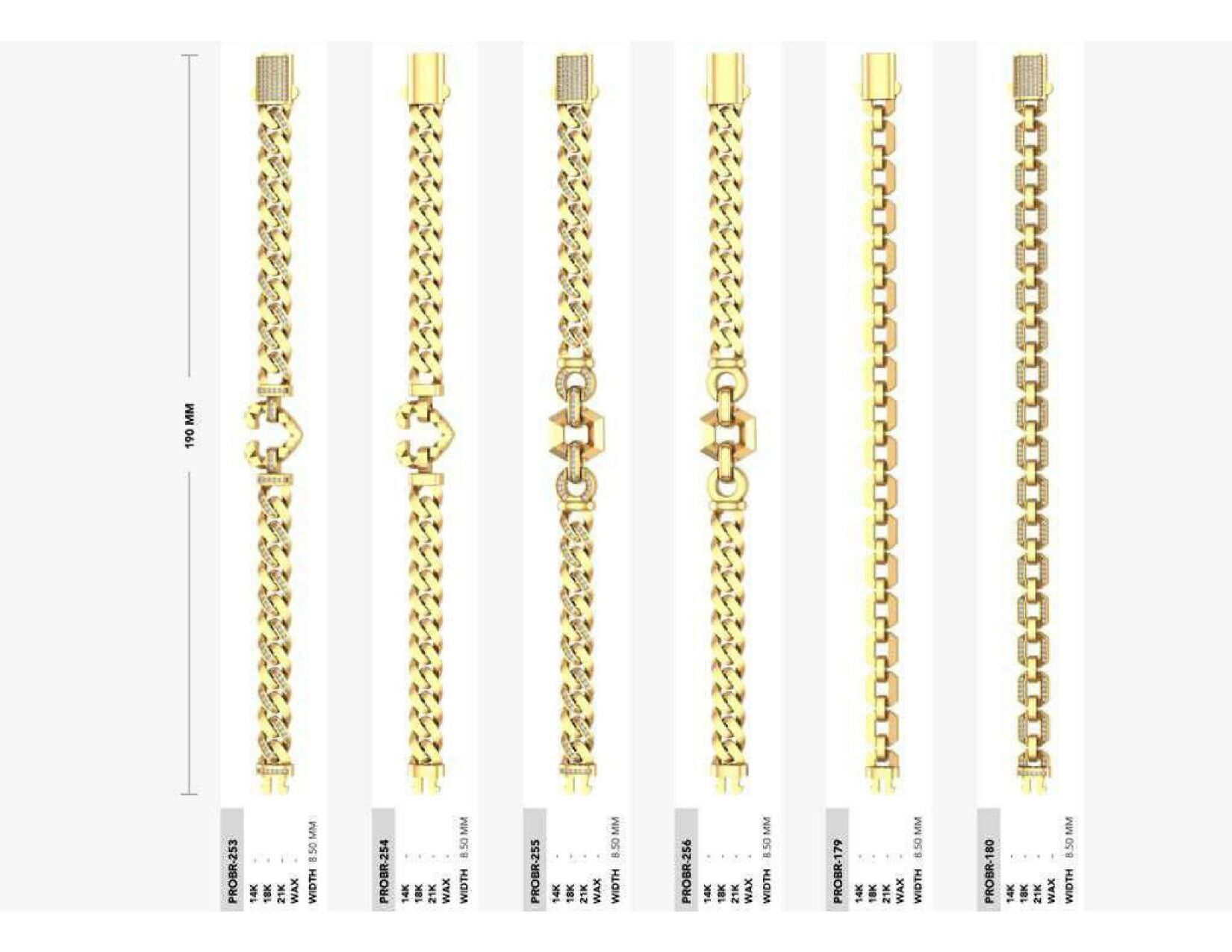 Mix 180 Chain Lot 3DM Files Collection 3D print model_21