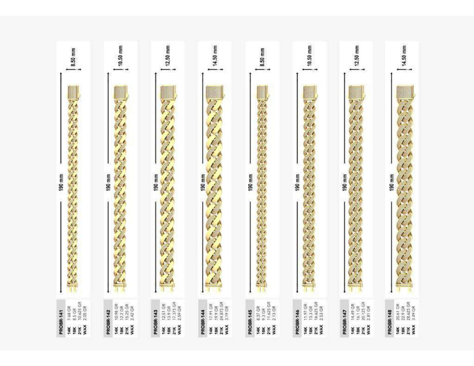 Mix 180 Chain Lot 3DM Files Collection 3D print model_22