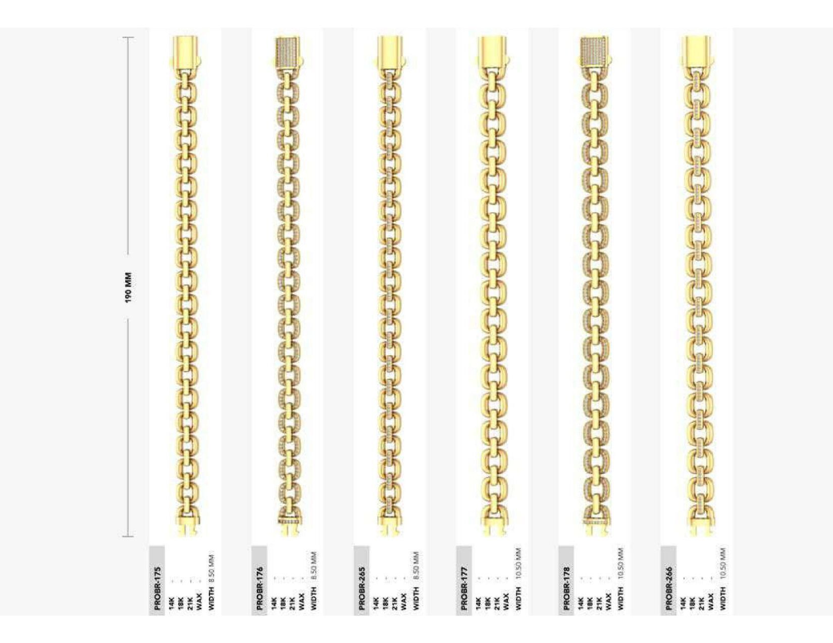 Mix 180 Chain Lot 3DM Files Collection 3D print model_7