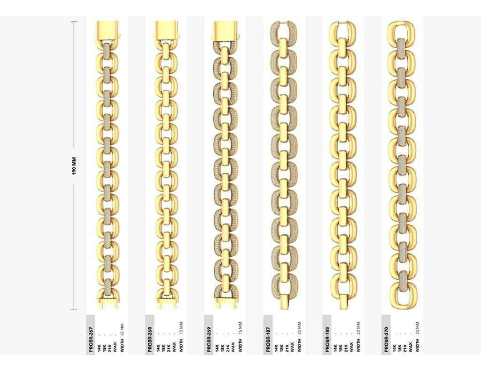 Mix 180 Chain Lot 3DM Files Collection 3D print model_10
