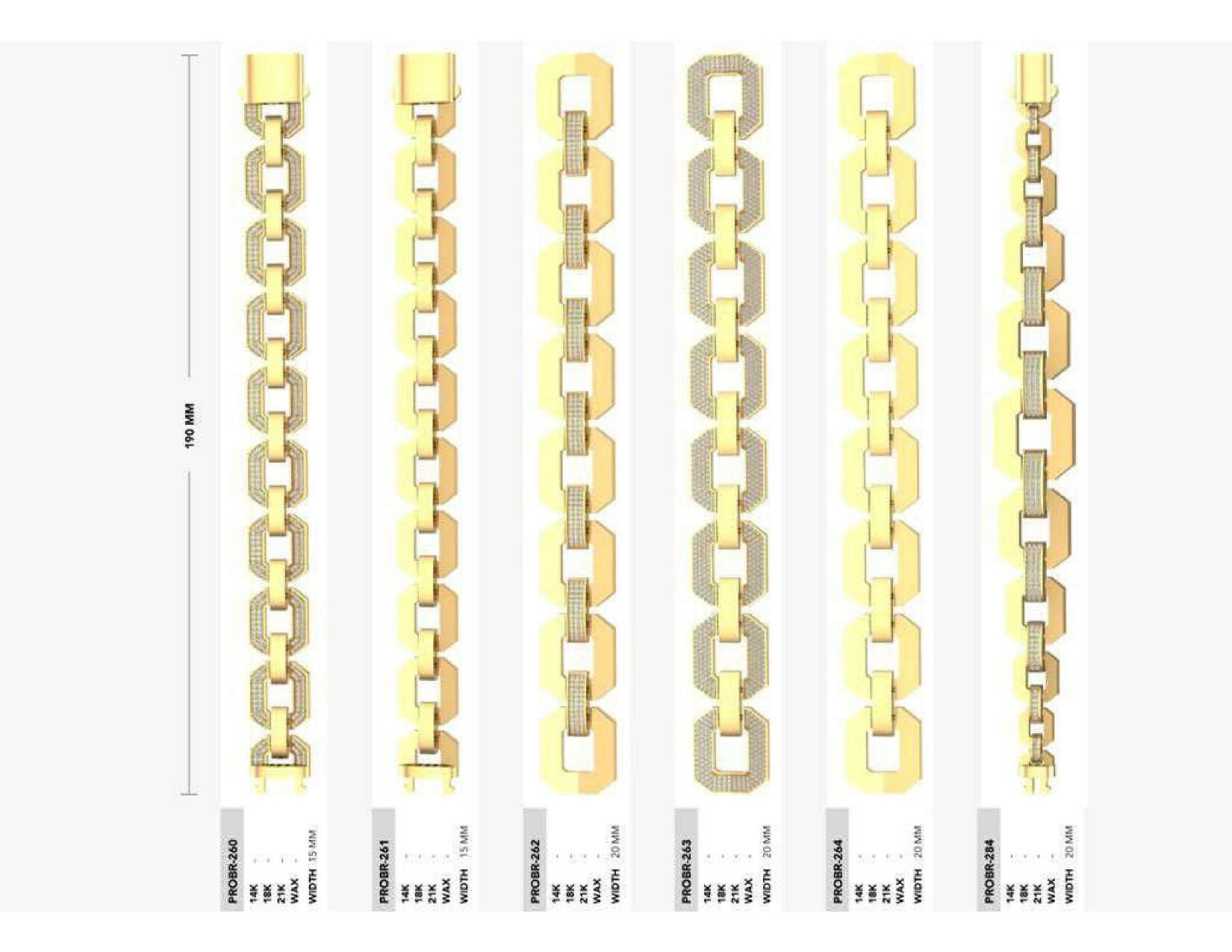 Mix 180 Chain Lot 3DM Files Collection 3D print model_14