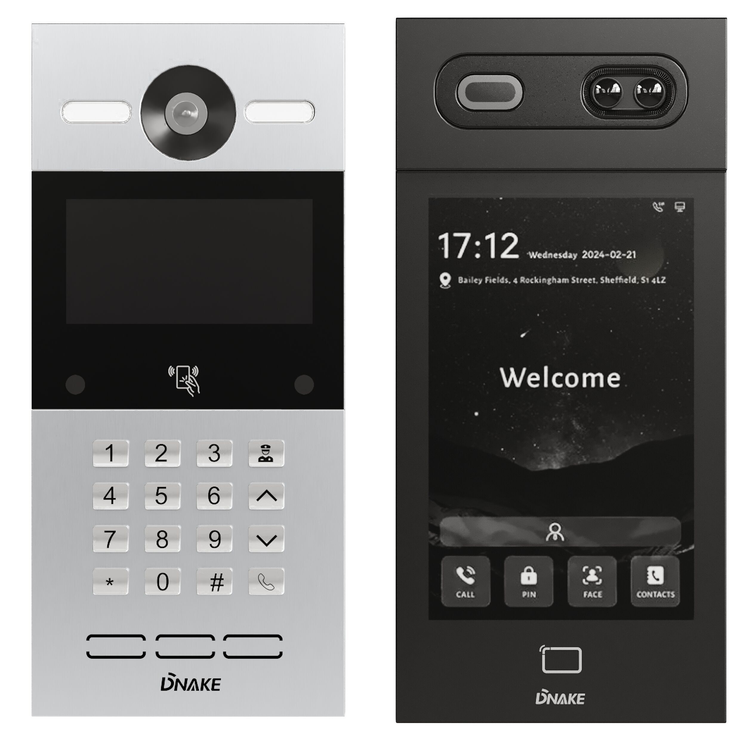 Intercom And Security Set 7 Dnake Set Low-poly 3D model_3