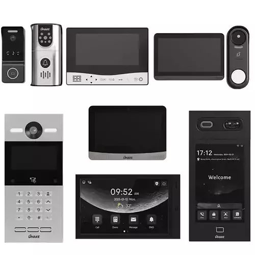 Intercom And Security Set 7 Dnake Set