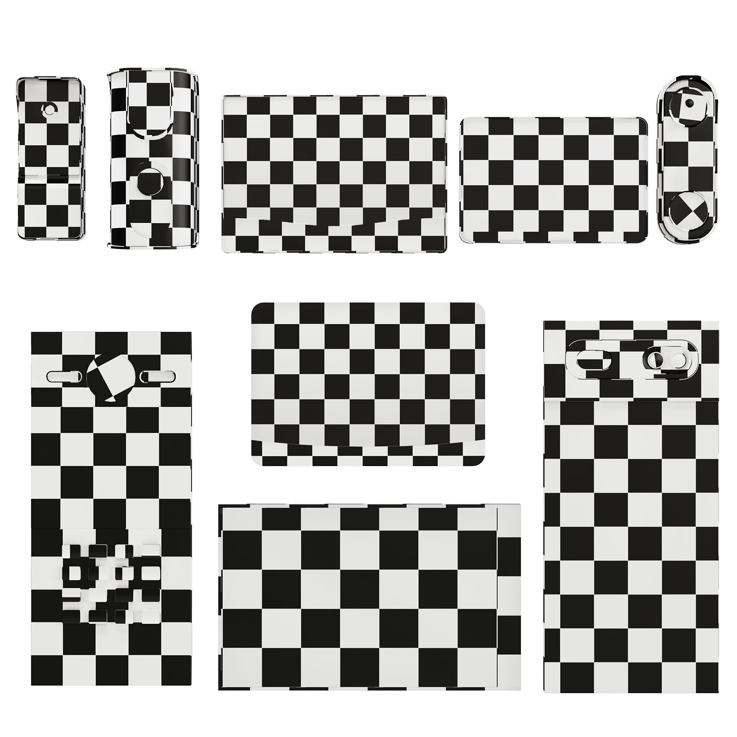 Intercom And Security Set 7 Dnake Set Low-poly 3D model_6