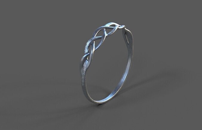 High-Quality 3D Ring Model Low-poly 3D model