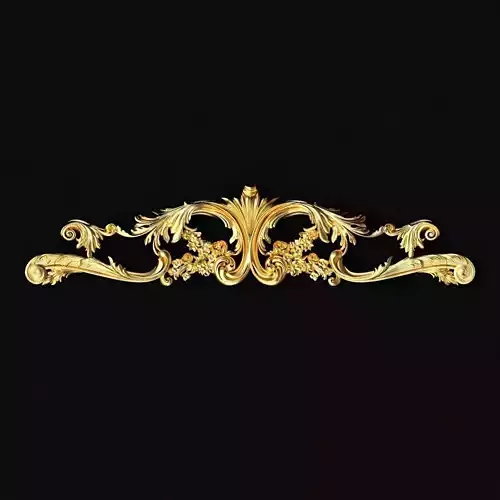 Central decor ornament for furniture