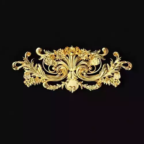 Central decor ornament for furniture