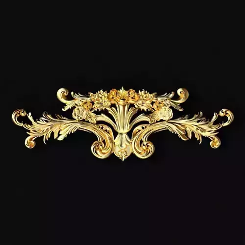 Central decor ornament for furniture