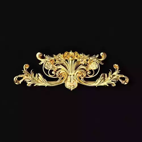 Central decor ornament for furniture