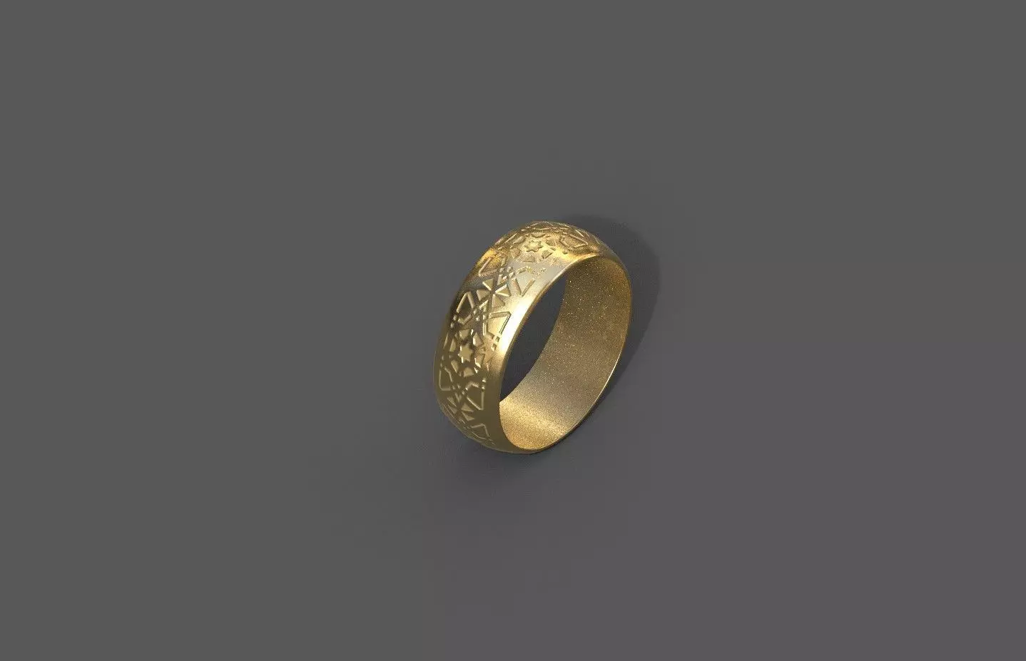 High-Quality 3D Ring Model Low-poly 3D model_0