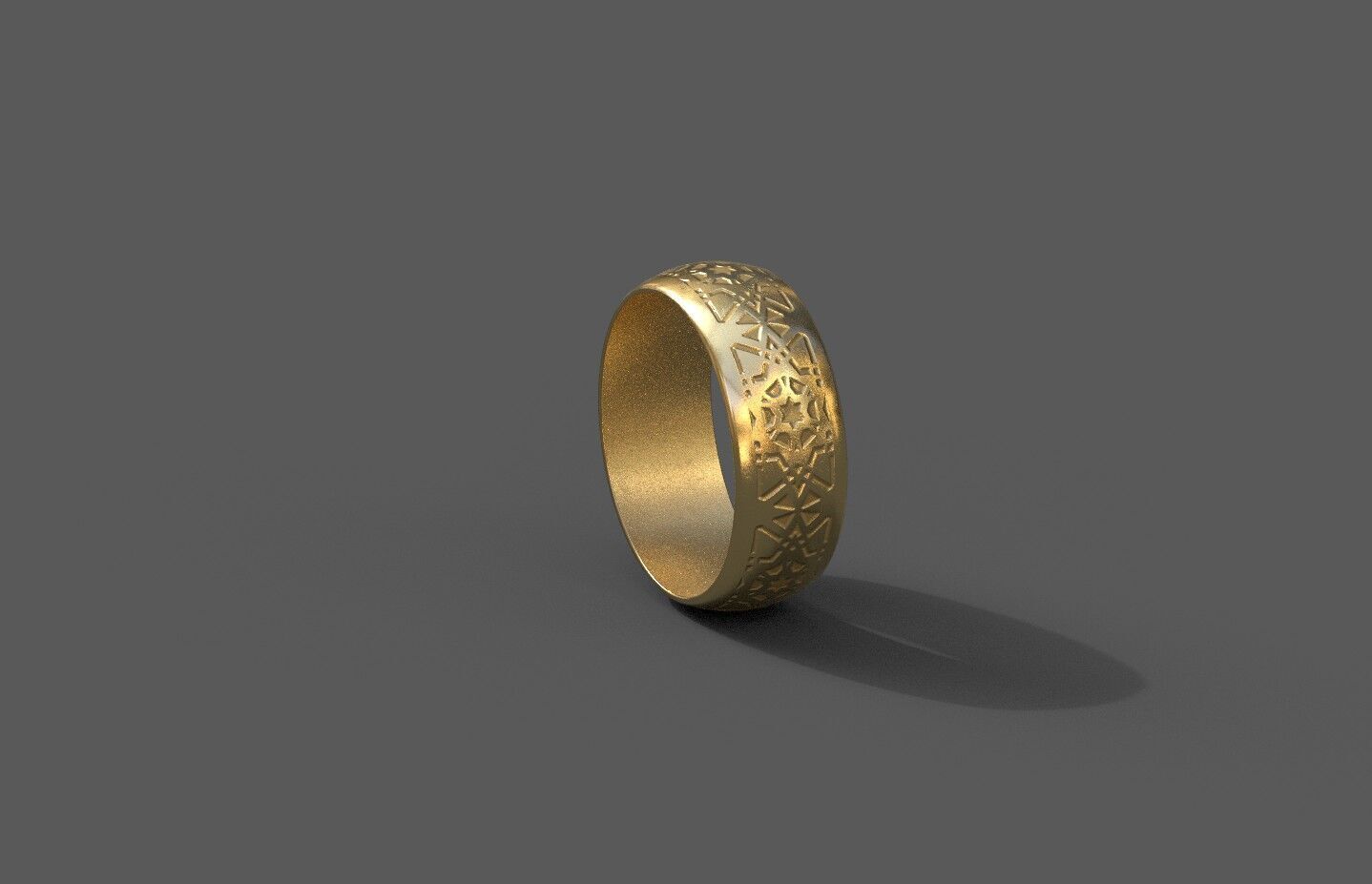 High-Quality 3D Ring Model Low-poly 3D model_2