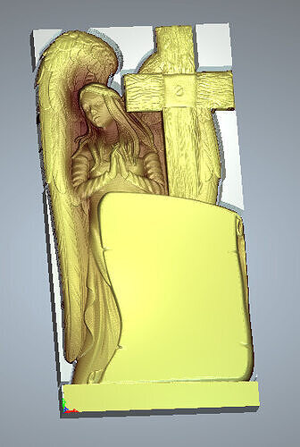 funerary monument 88 angel 3D model