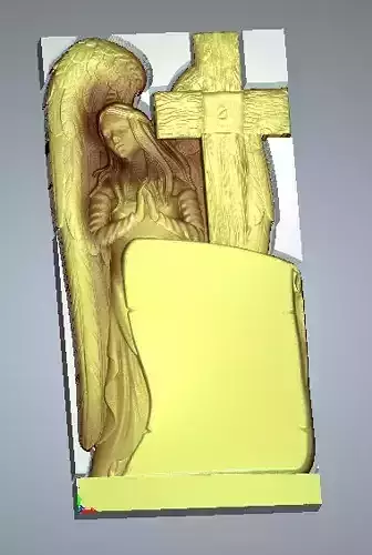 funerary monument 88 angel 3D model