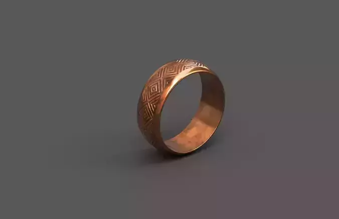 High-Quality 3D Ring Model