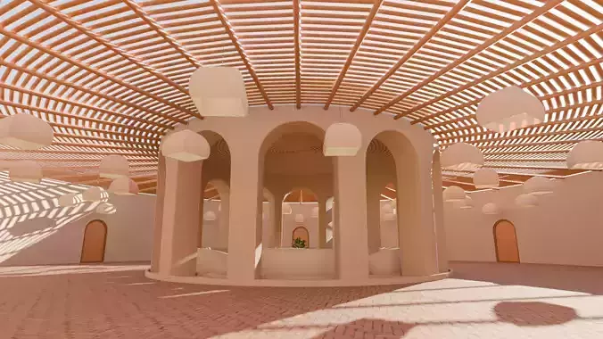 Metaverse Environment 03 - Baked