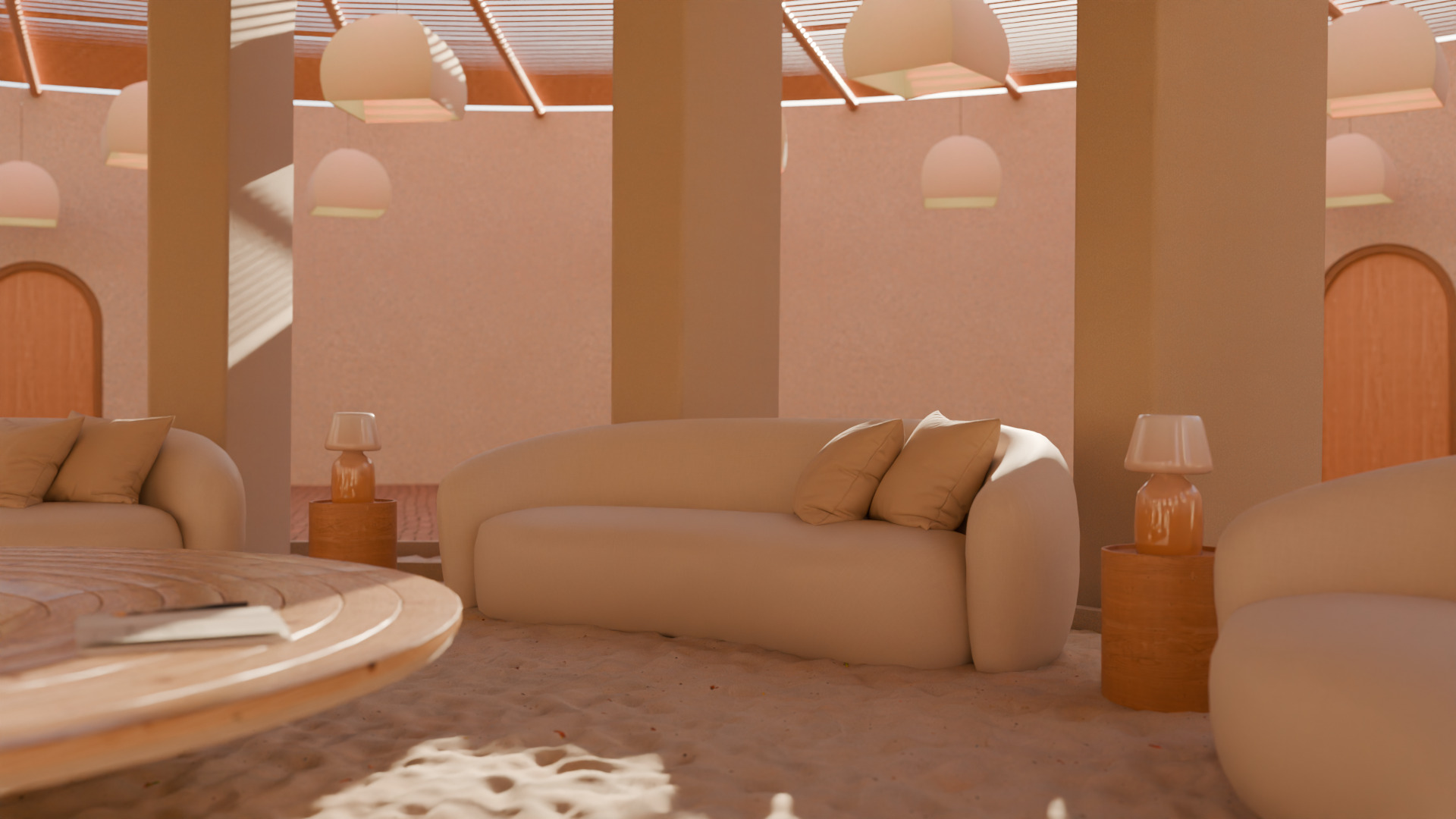 Metaverse Environment 03 - Baked Low-poly 3D model_8