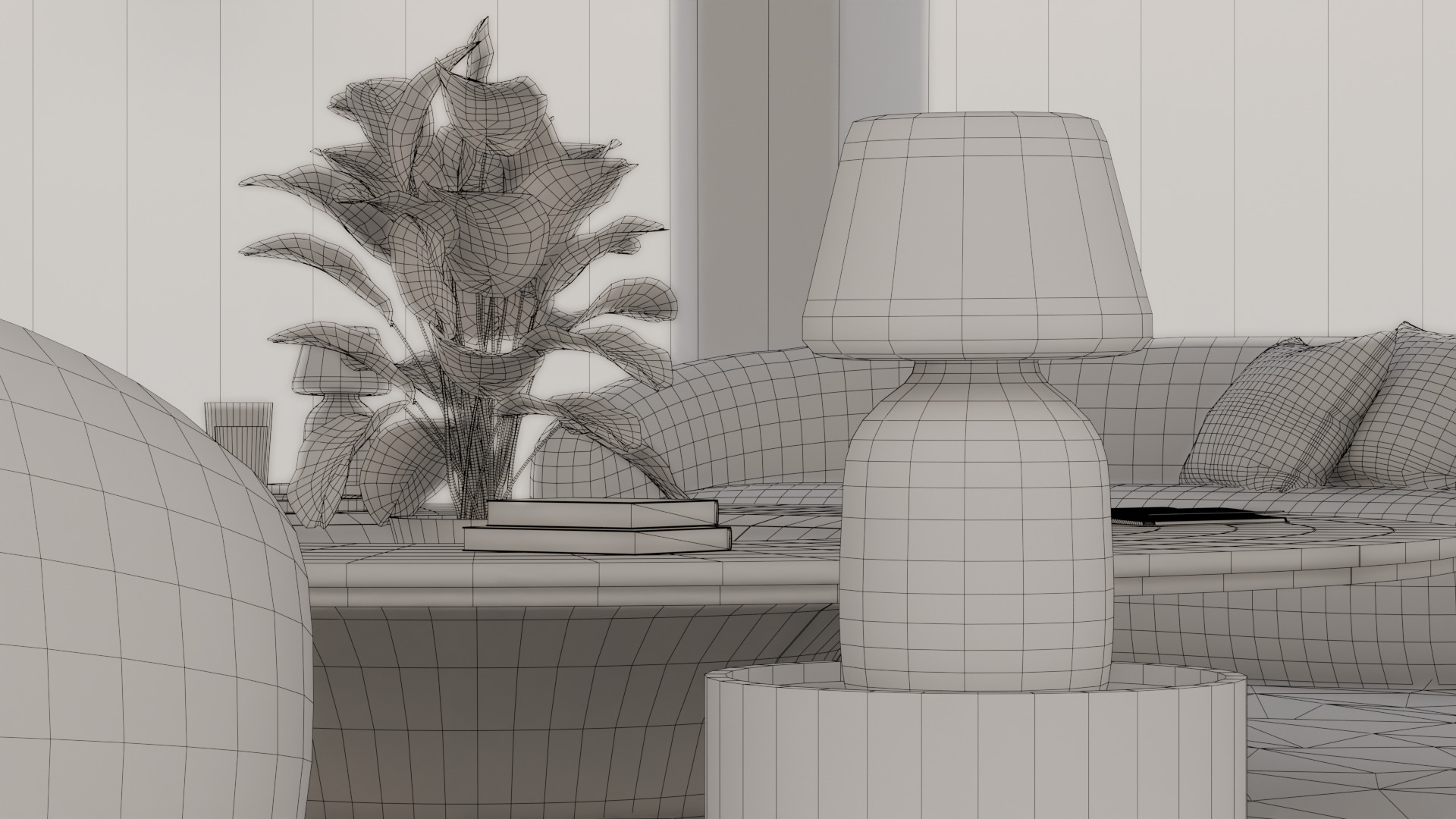 Metaverse Environment 03 - Baked Low-poly 3D model_17