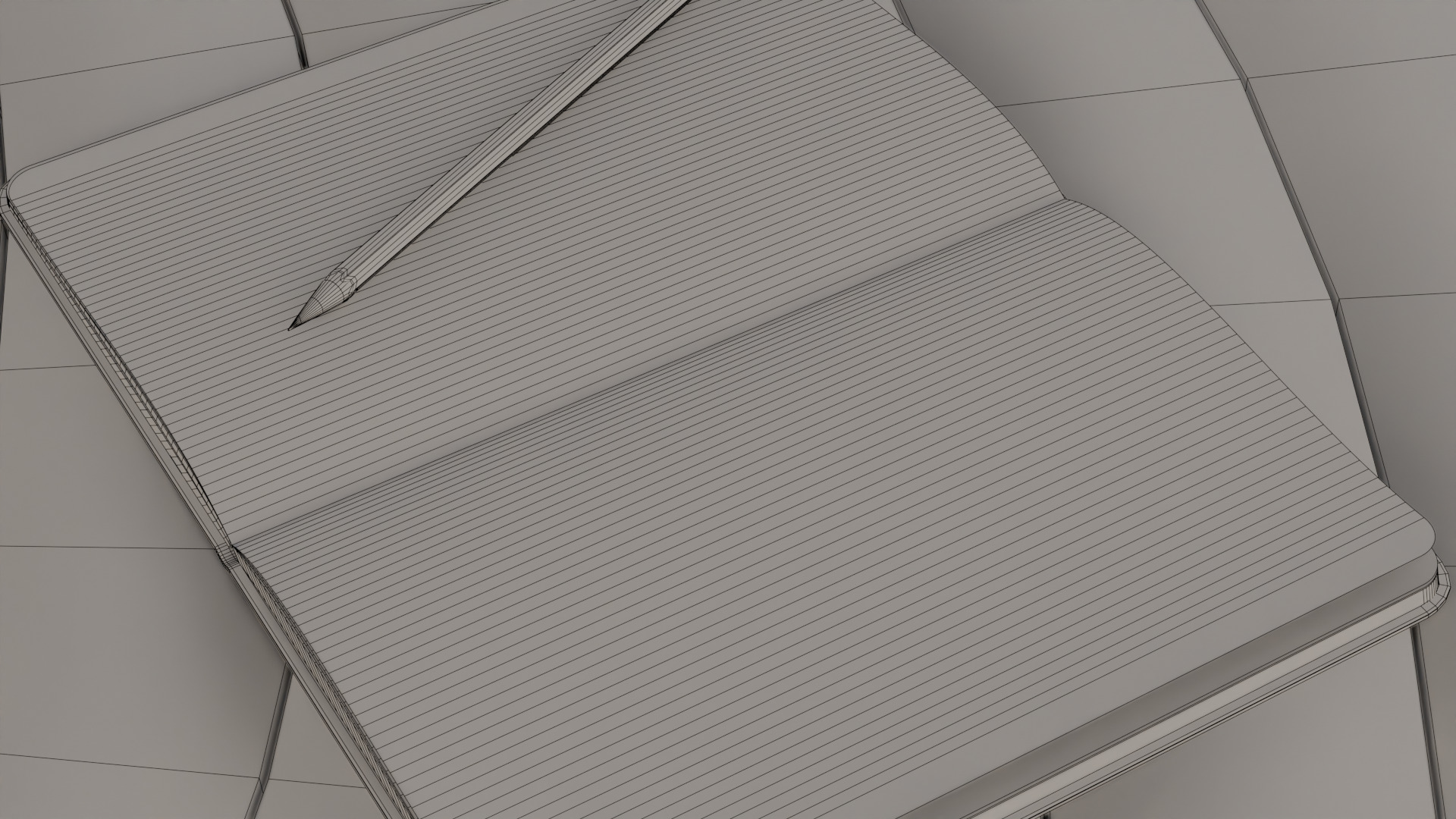 Metaverse Environment 03 - Baked Low-poly 3D model_23