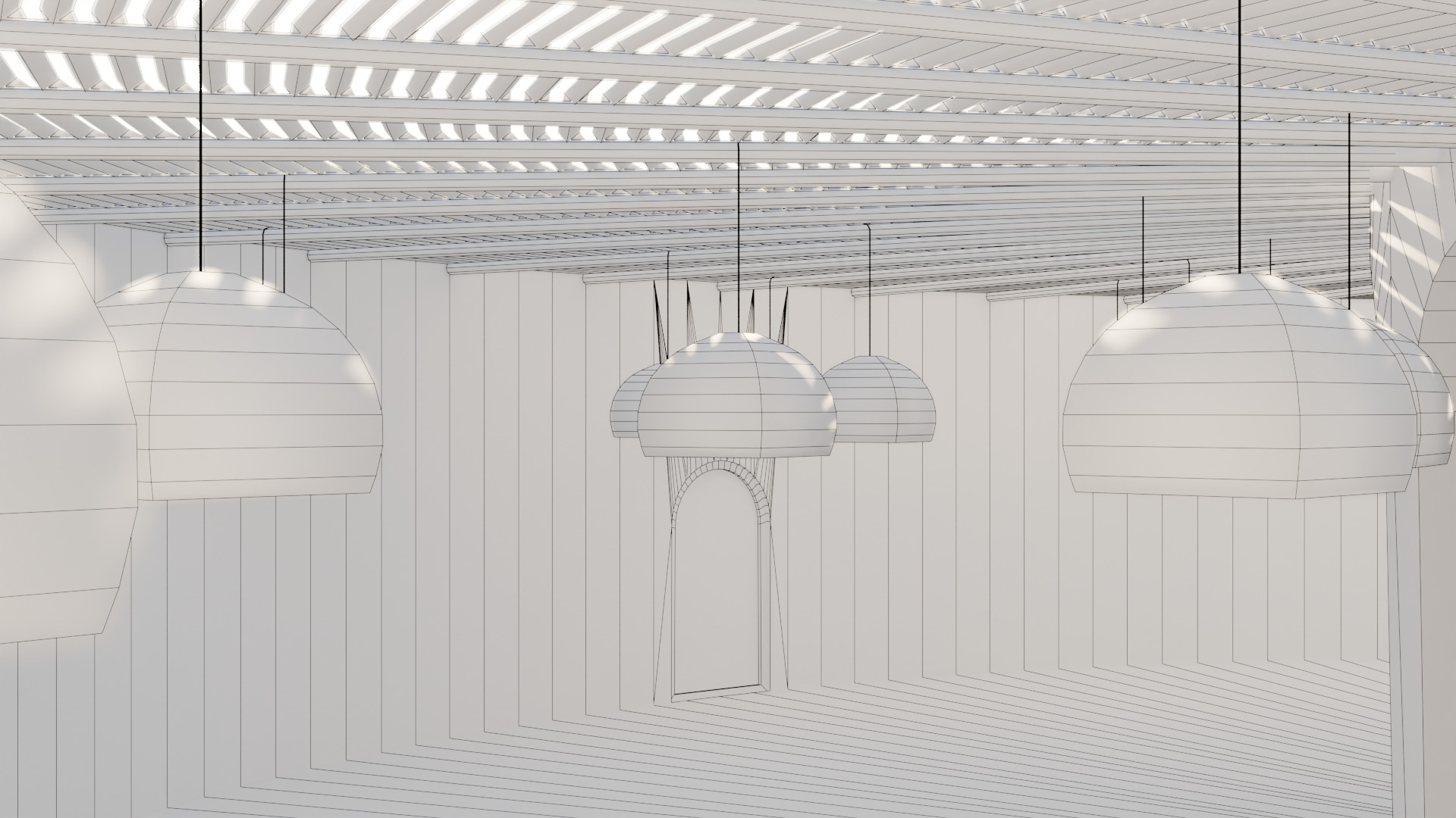 Metaverse Environment 03 - Baked Low-poly 3D model_5