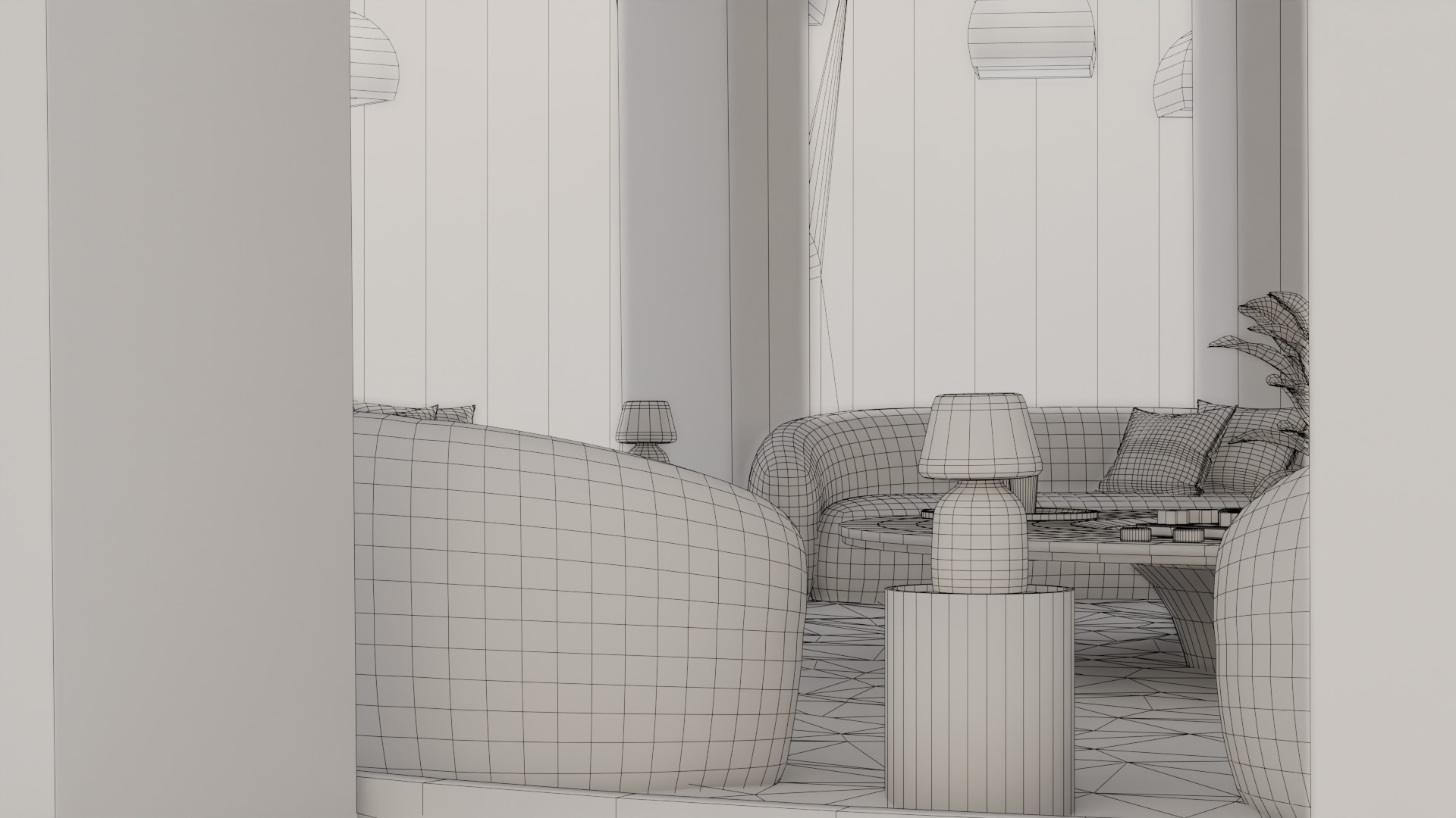 Metaverse Environment 03 - Baked Low-poly 3D model_19