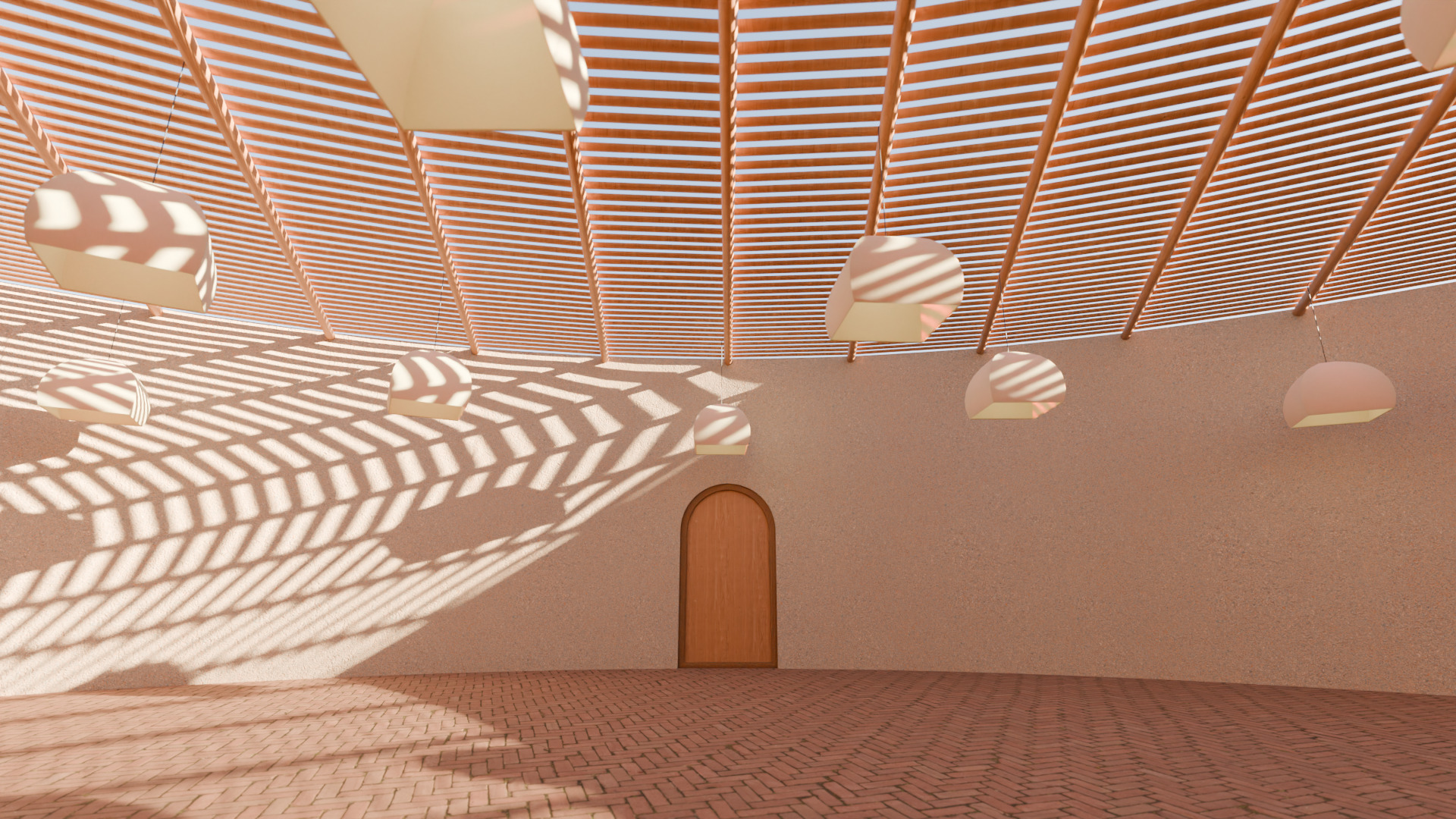 Metaverse Environment 03 - Baked Low-poly 3D model_12