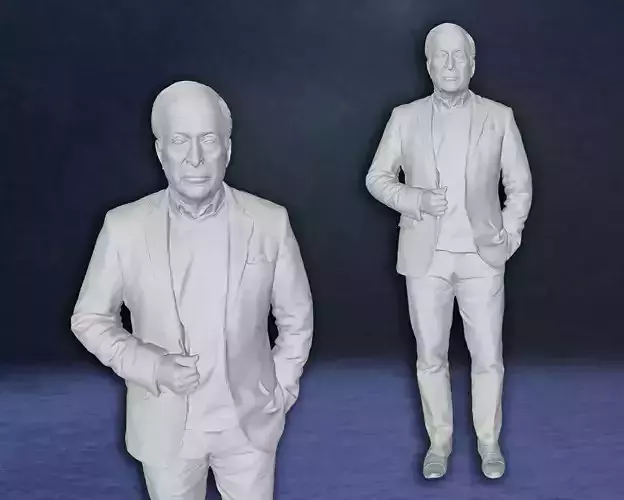 Michael Caine Action Figures Custom 3D Print Model