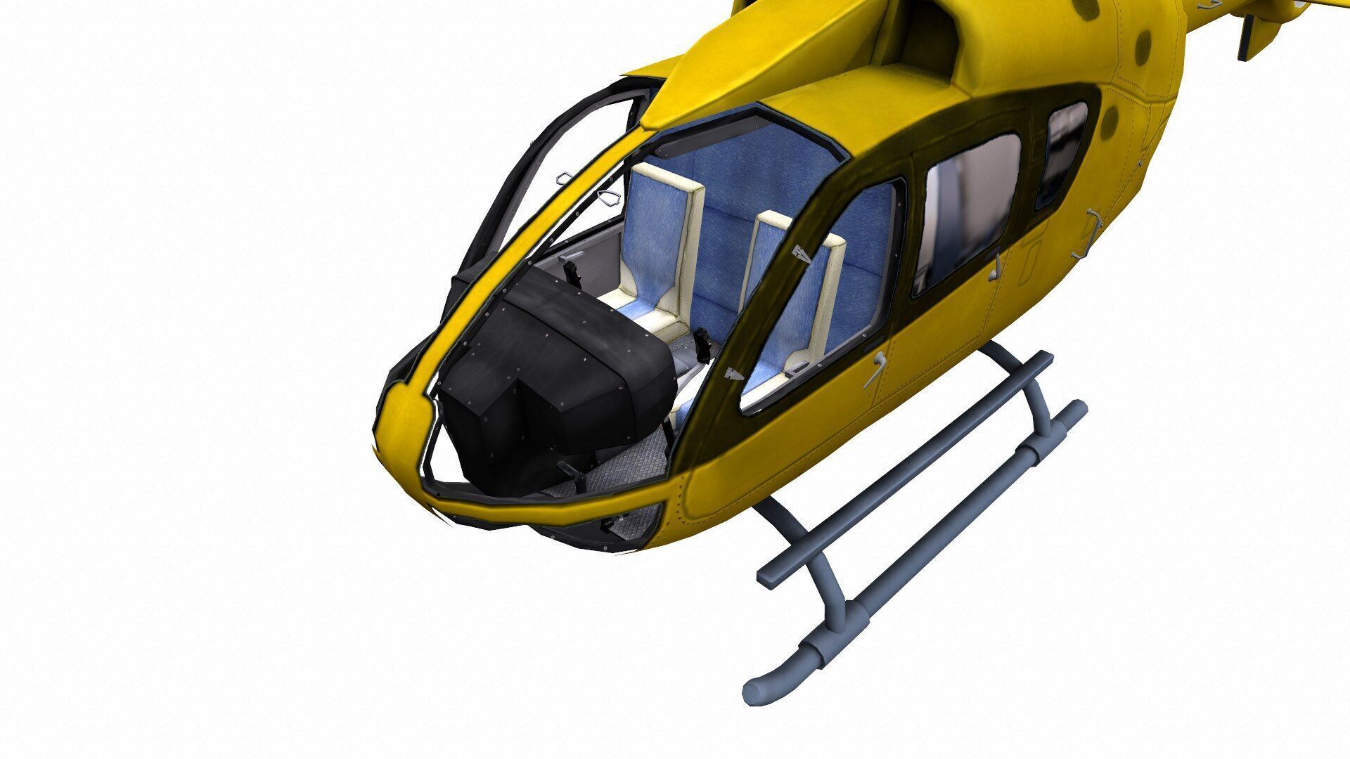 H145 Light Twin Airbus Low-Poly  Low-poly 3D model_14