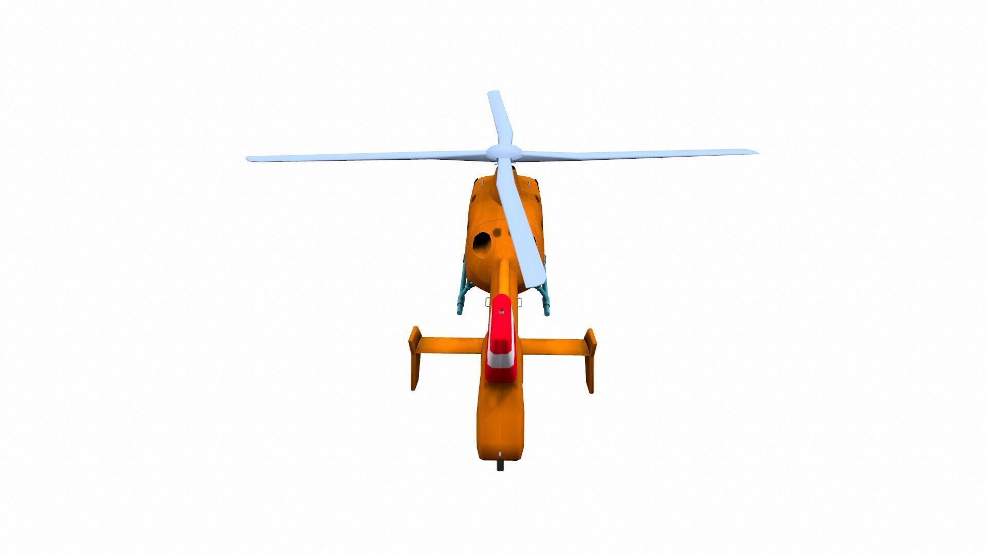 H145 Light Twin Airbus Low-Poly  Low-poly 3D model_17