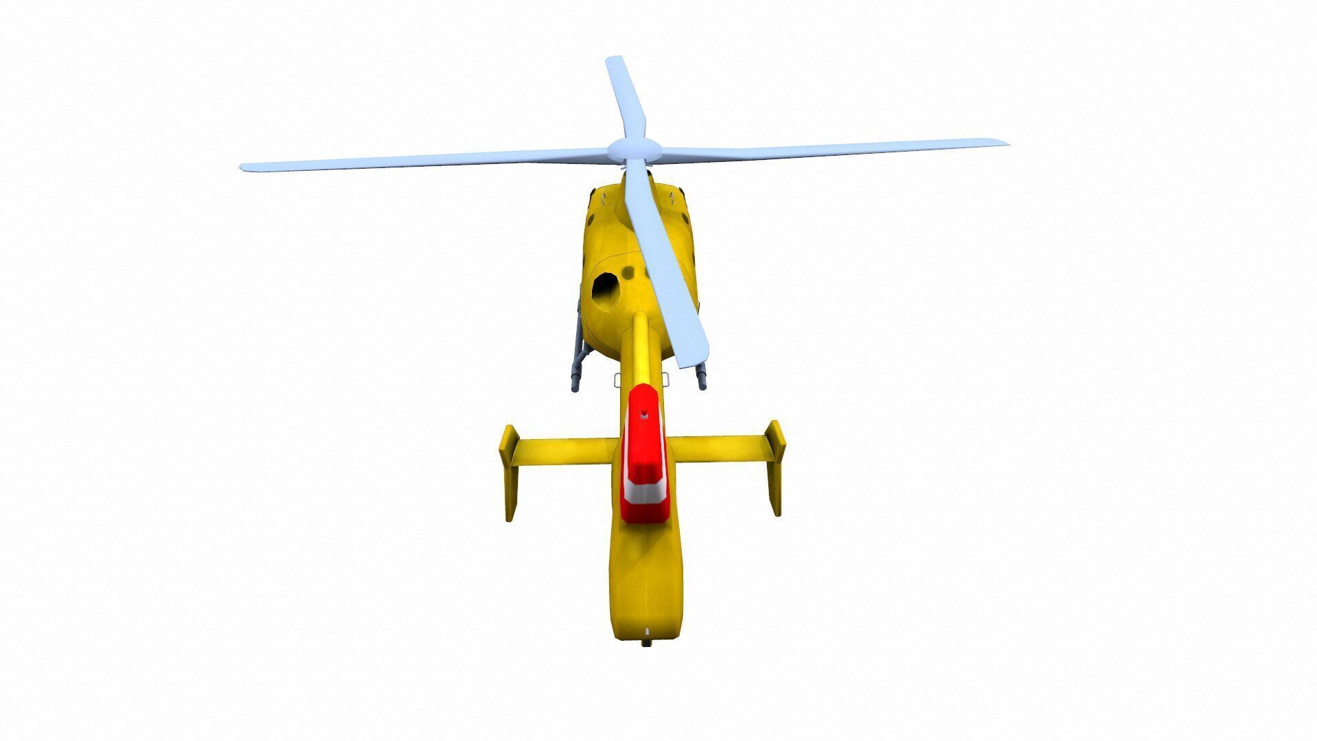 H145 Light Twin Airbus Low-Poly  Low-poly 3D model_5