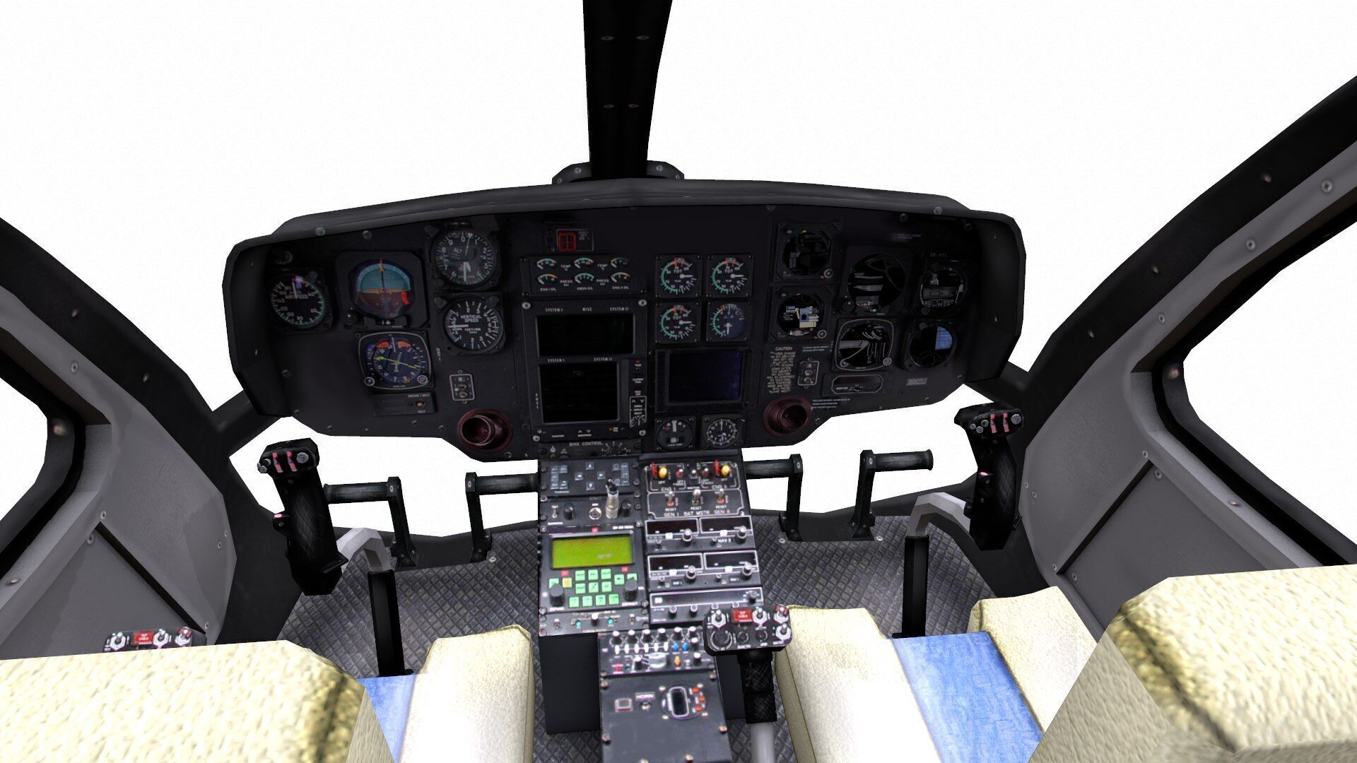 H145 Light Twin Airbus Low-Poly  Low-poly 3D model_12