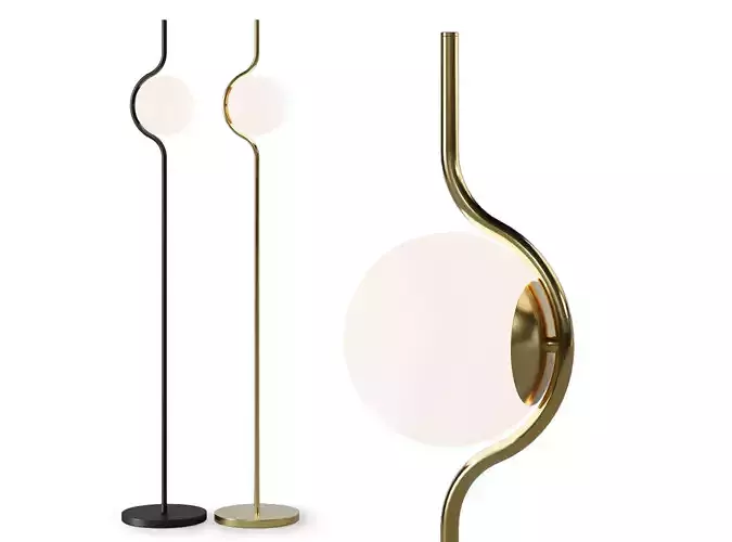 Floor lamp Faro Barcelona Le Vita 3D model