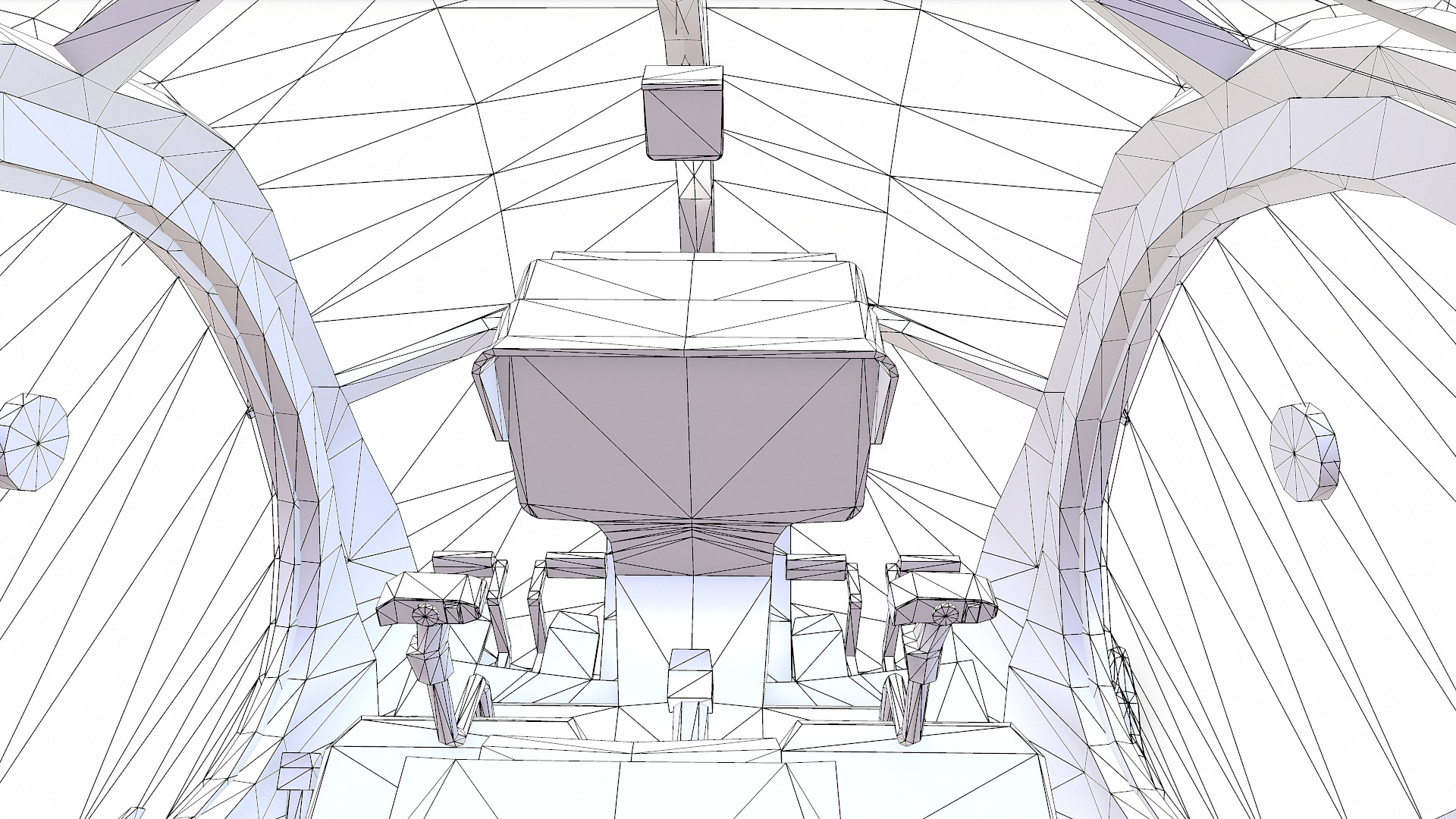 Low-poly Helicopter Low-poly 3D model_21