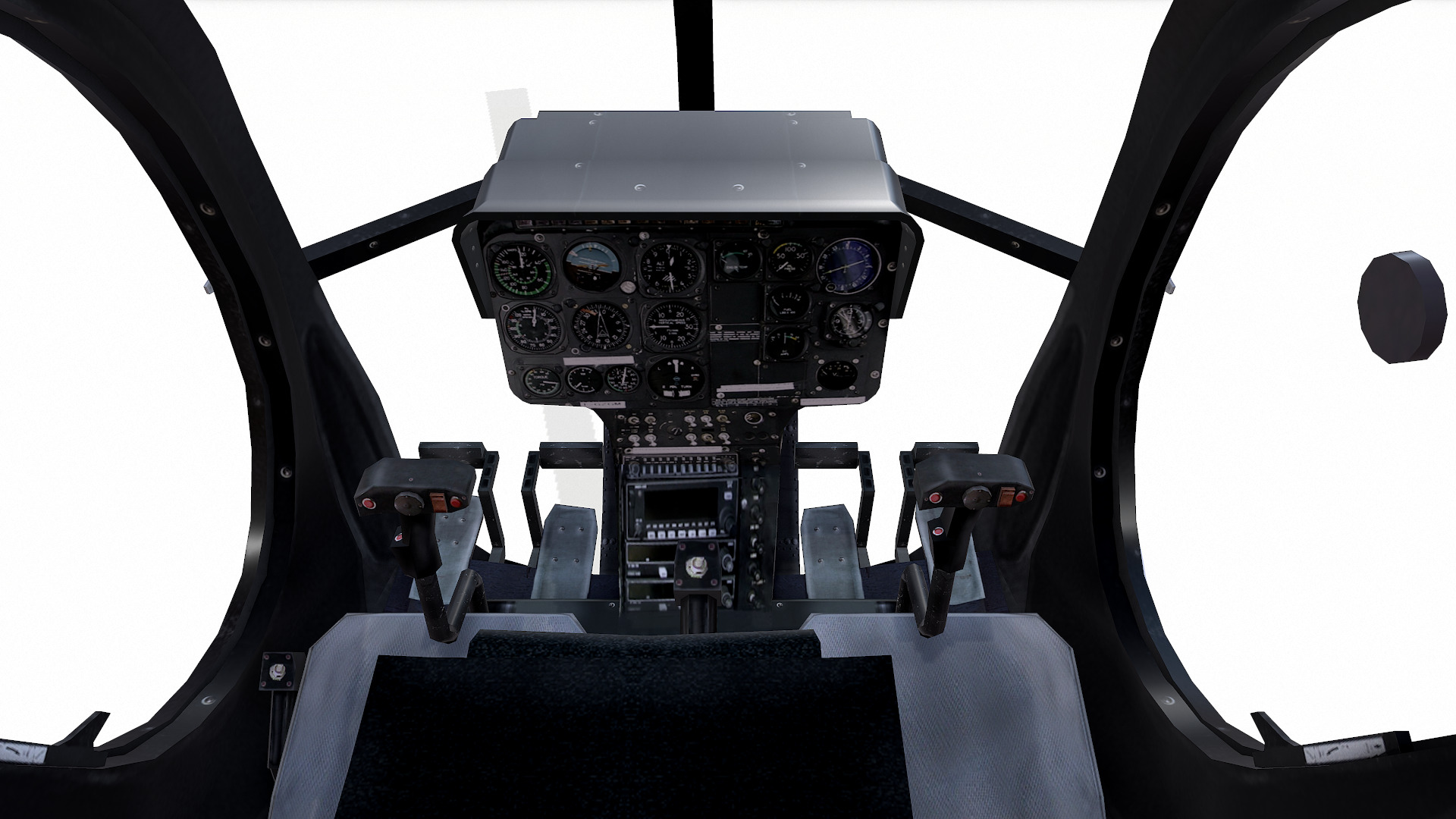 Low-poly Helicopter Low-poly 3D model_17