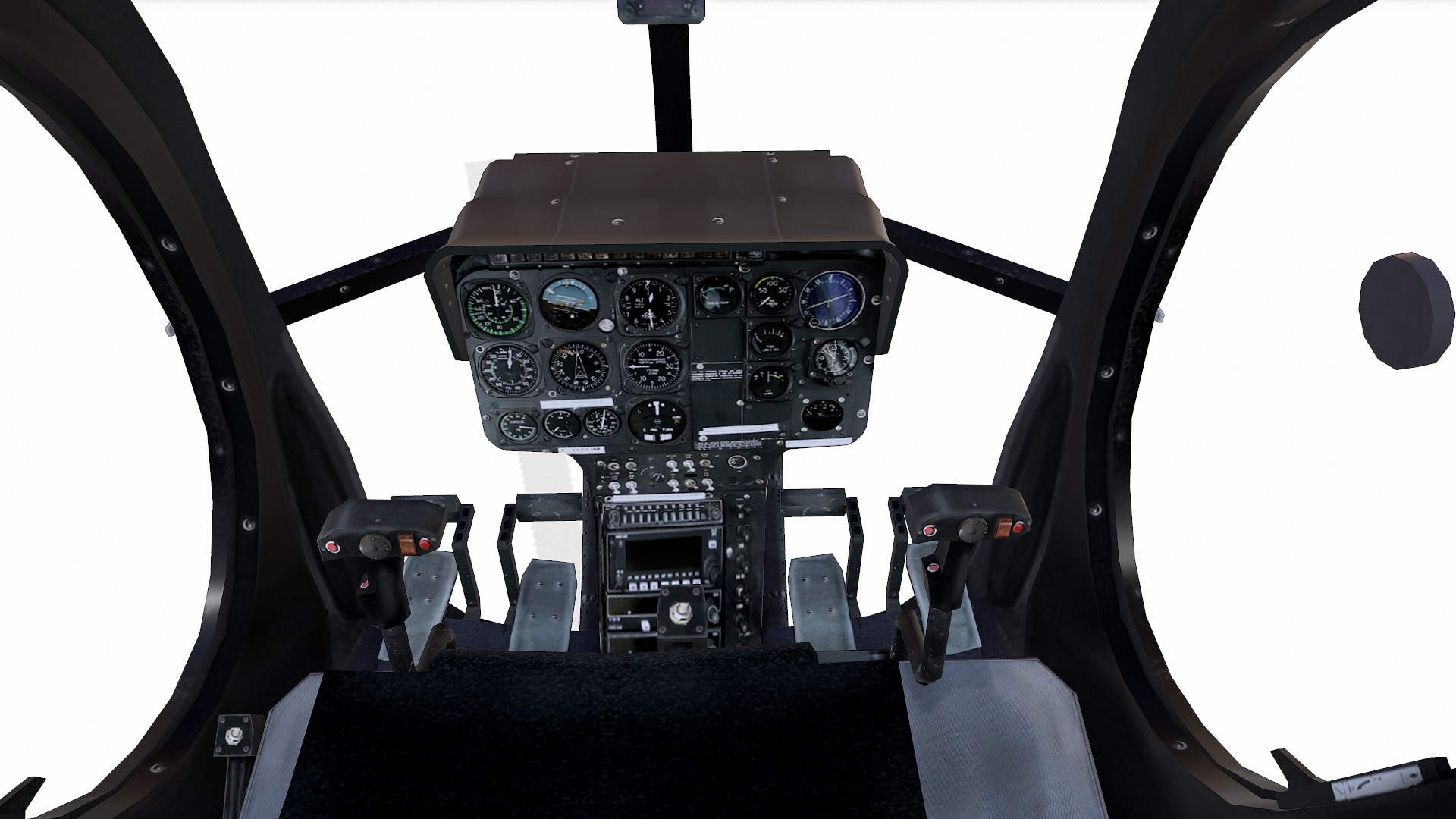 Low-poly Helicopter Low-poly 3D model_14