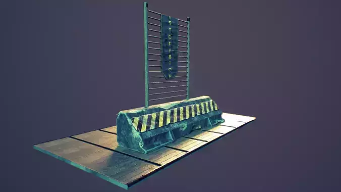 Metal - Concrete Barrier