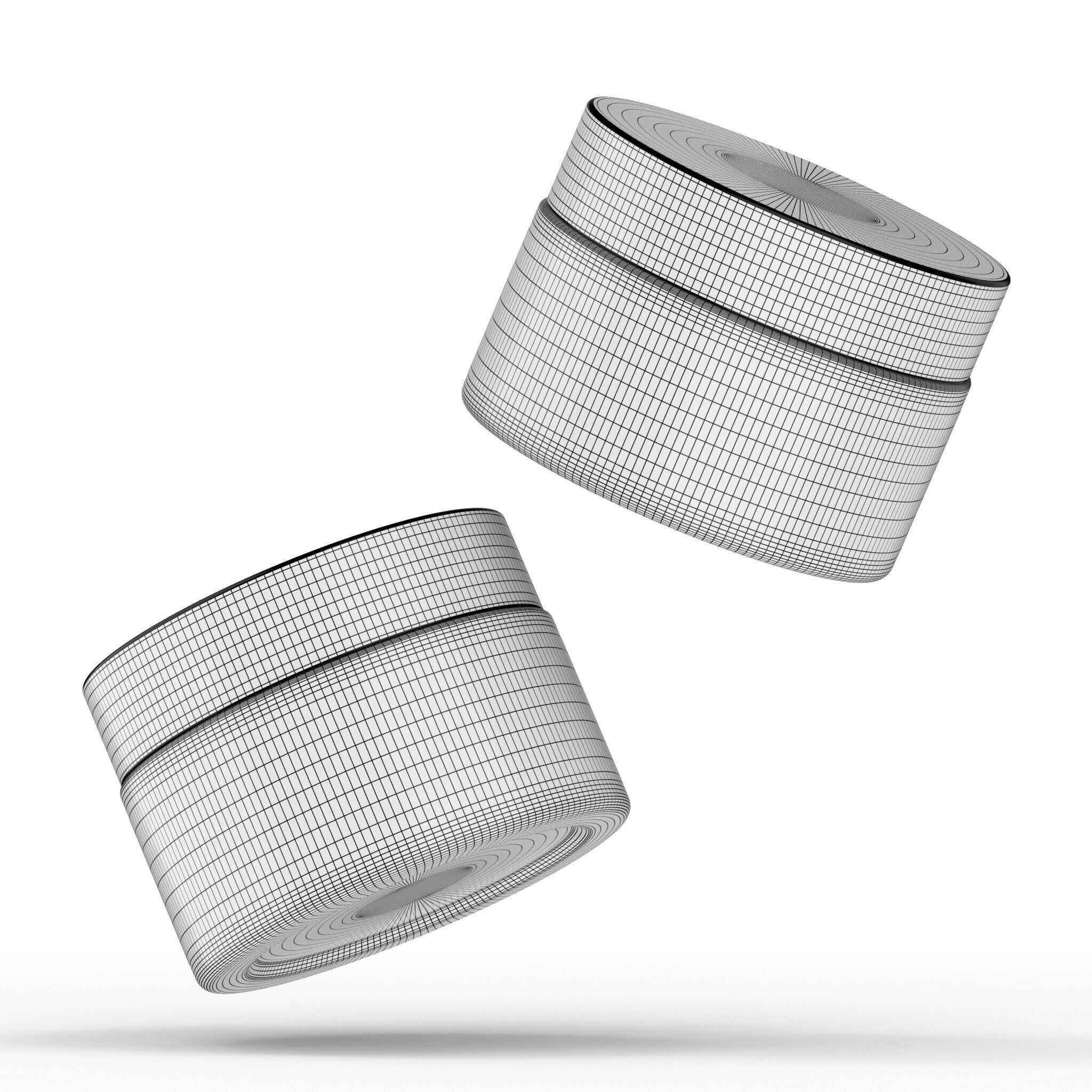 Cosmetic Glass Jar 3D model_11