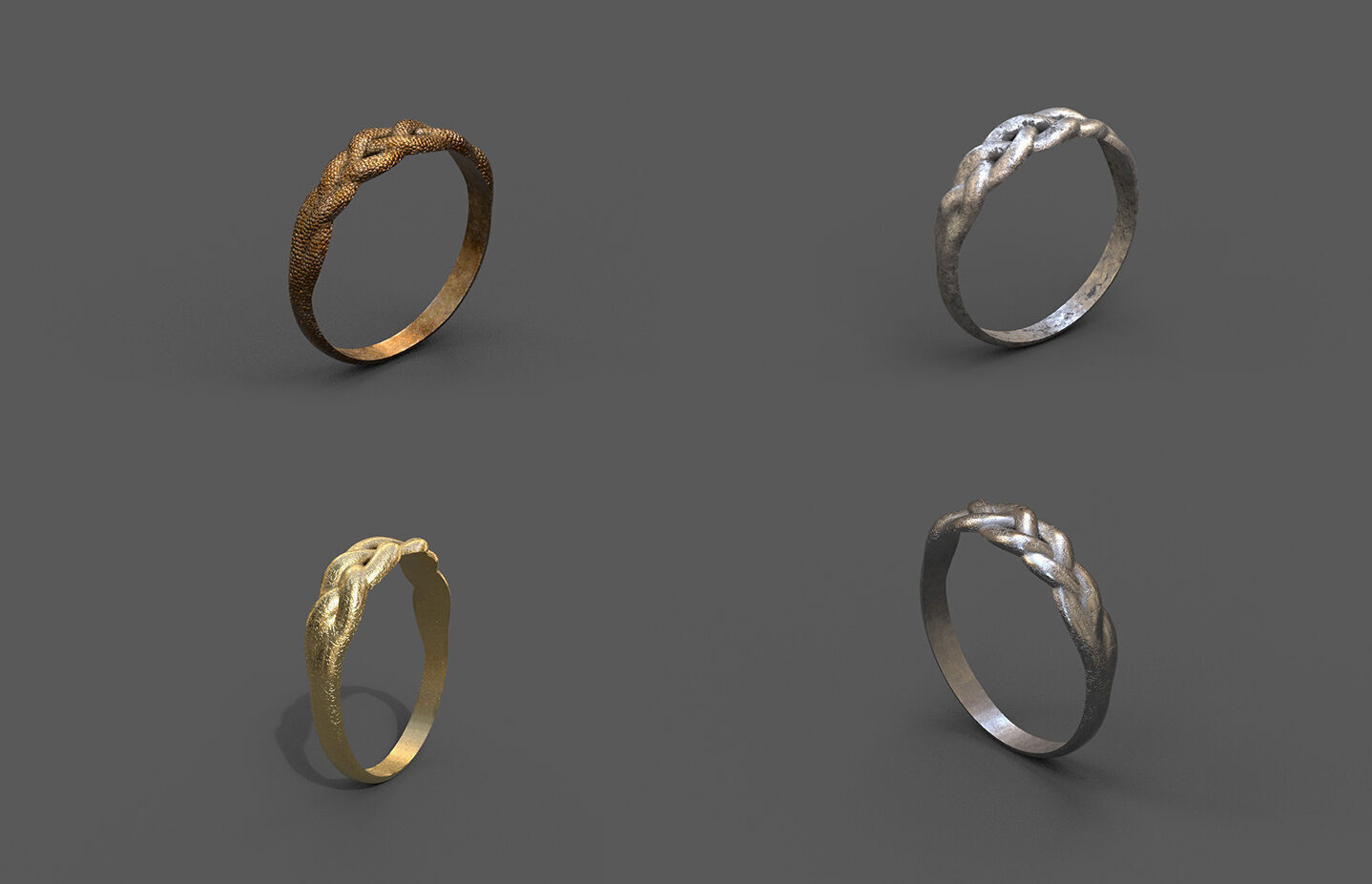 High-Quality 3D Ring Model Pack 16 Low-poly 3D model_1
