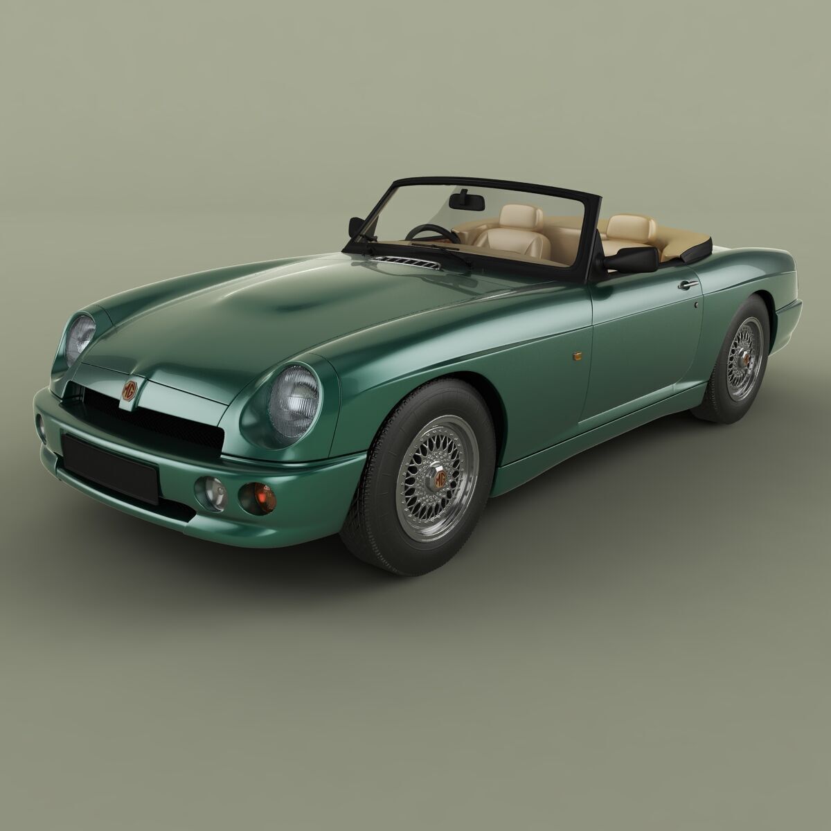 MG RV8 Hardtop 3D model_2