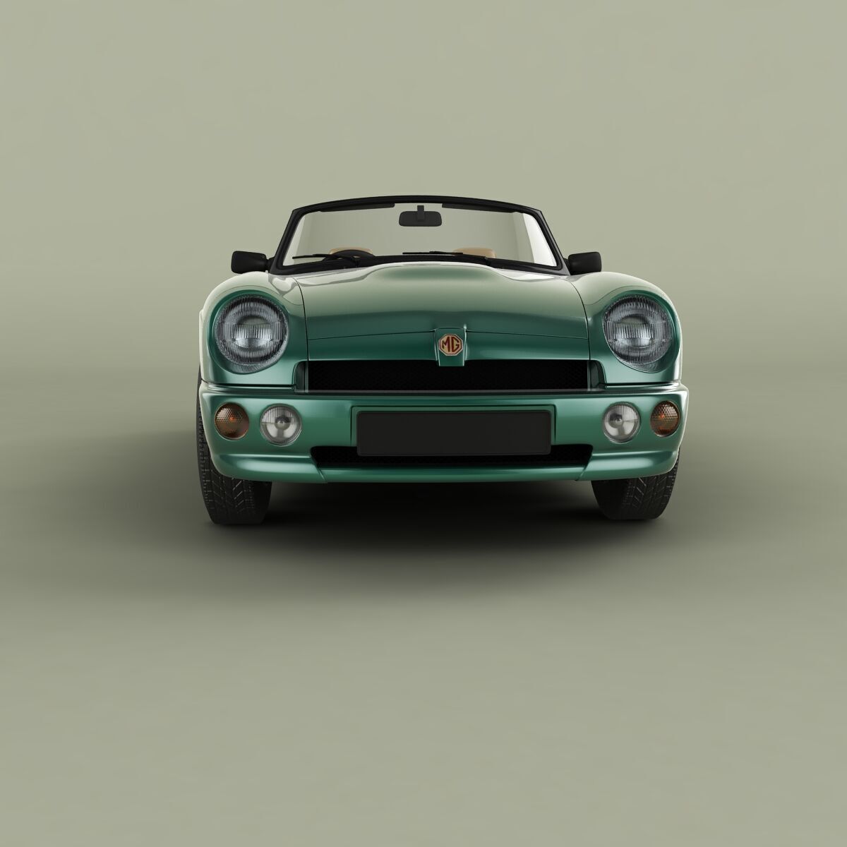 MG RV8 Hardtop 3D model_7