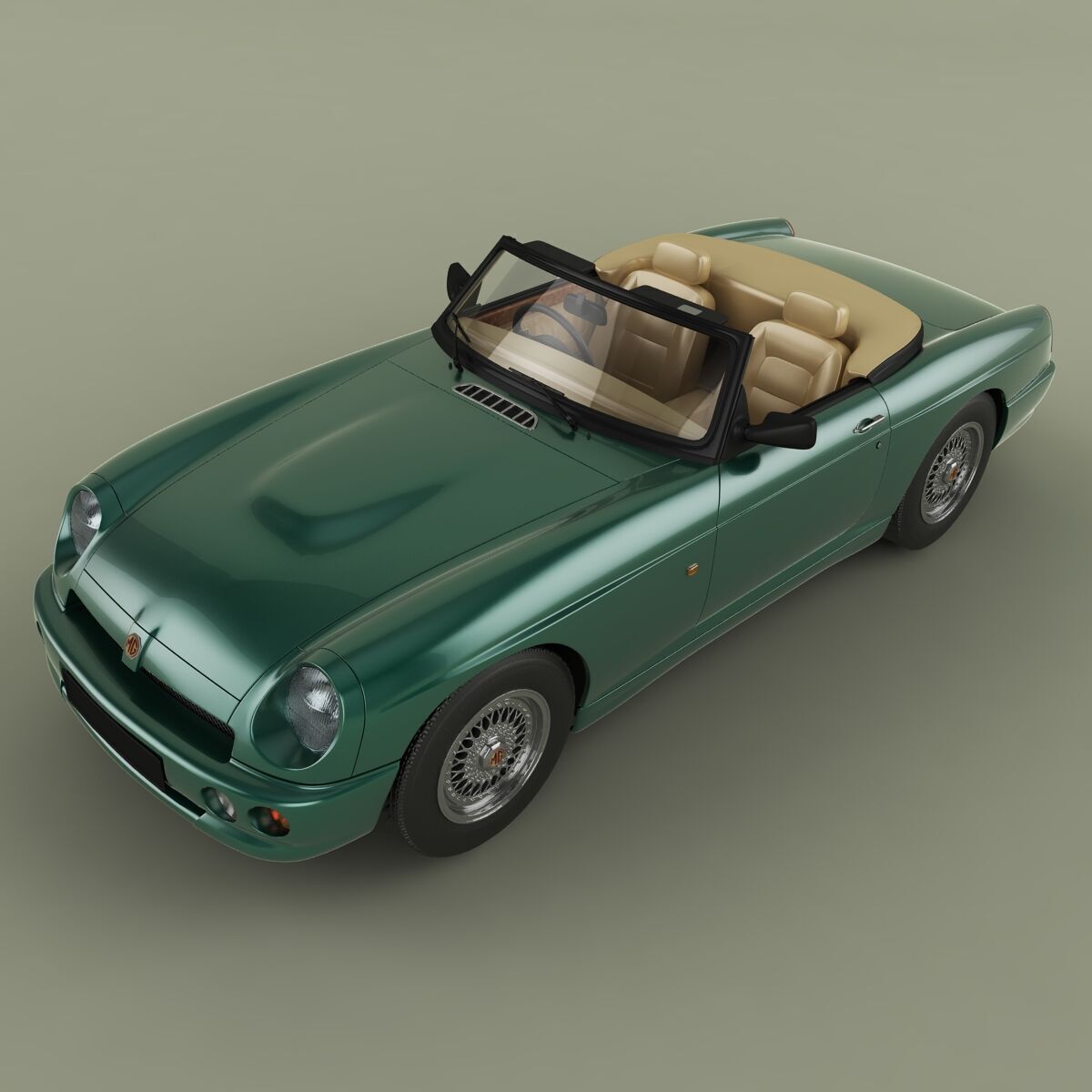 MG RV8 Hardtop 3D model_8