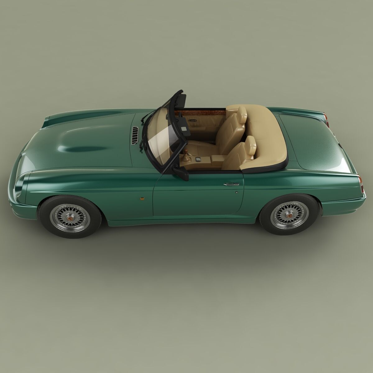 MG RV8 Hardtop 3D model_9