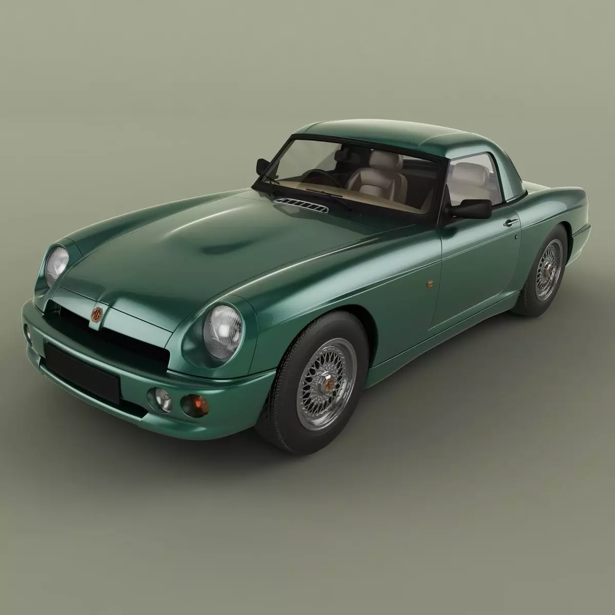 MG RV8 Hardtop 3D model_0